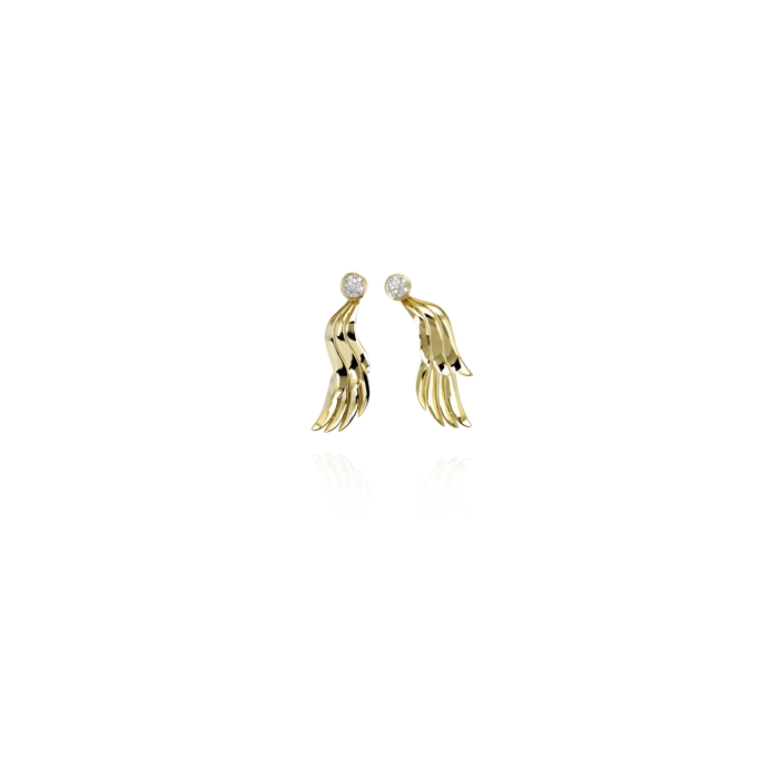 Vahan 14k Gold & Diamond Earrings