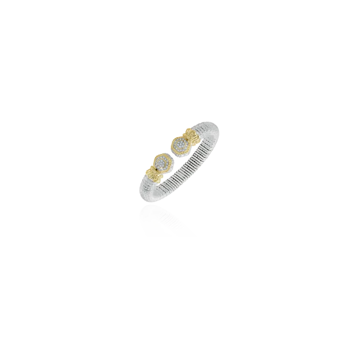 Vahan 10mm 14k Gold & Sterling Silver Bracelet