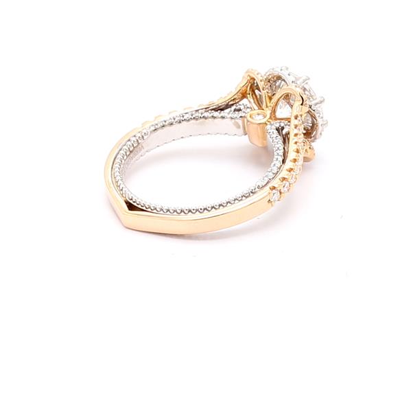 Verragio 18K Two-Tone Gold Couture Diamond Semi-Mount, 0.58 ct tw – view 2