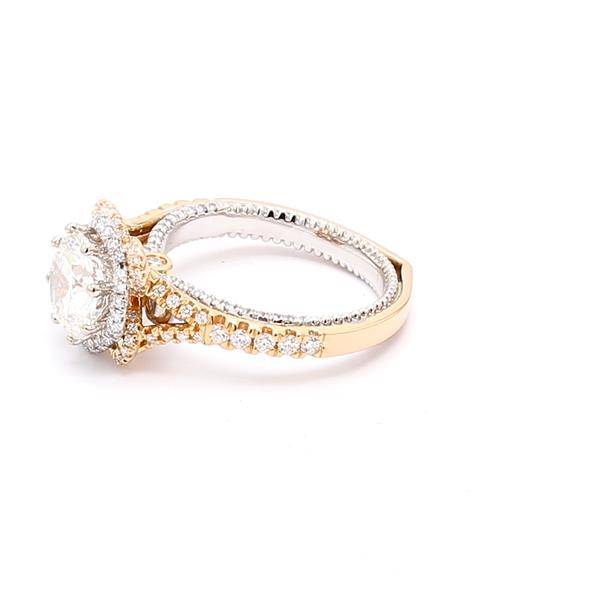Verragio 18K Two-Tone Gold Couture Diamond Semi-Mount, 0.58 ct tw – view 3