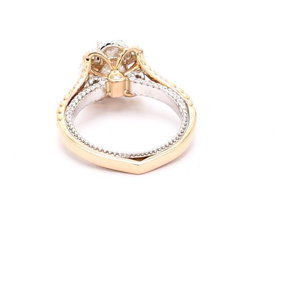 Verragio 18K Two-Tone Gold Couture Diamond Semi-Mount, 0.58 ct tw – view 4