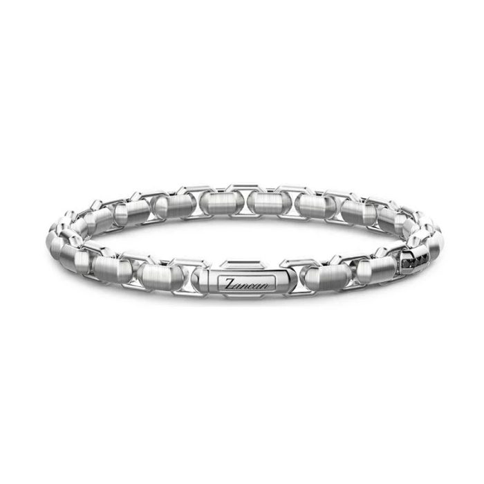 Zancan Cosmopolitan Luxury Sterling Silver Link Bracelet